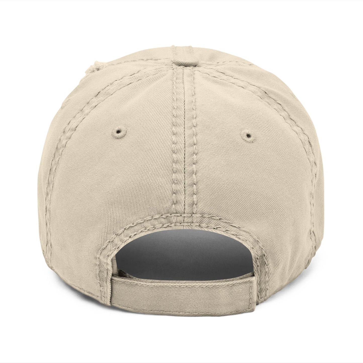 "Faith Works" Distressed Embroidered Dad Hat