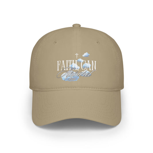 Faith, Can Apparel Unisex Low Profile Baseball Cap - Faith, Can Apparel