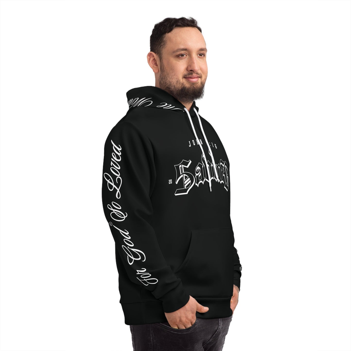 JOHN 3:16 Heavy Unisex Hoodie - Faith, Can Apparel