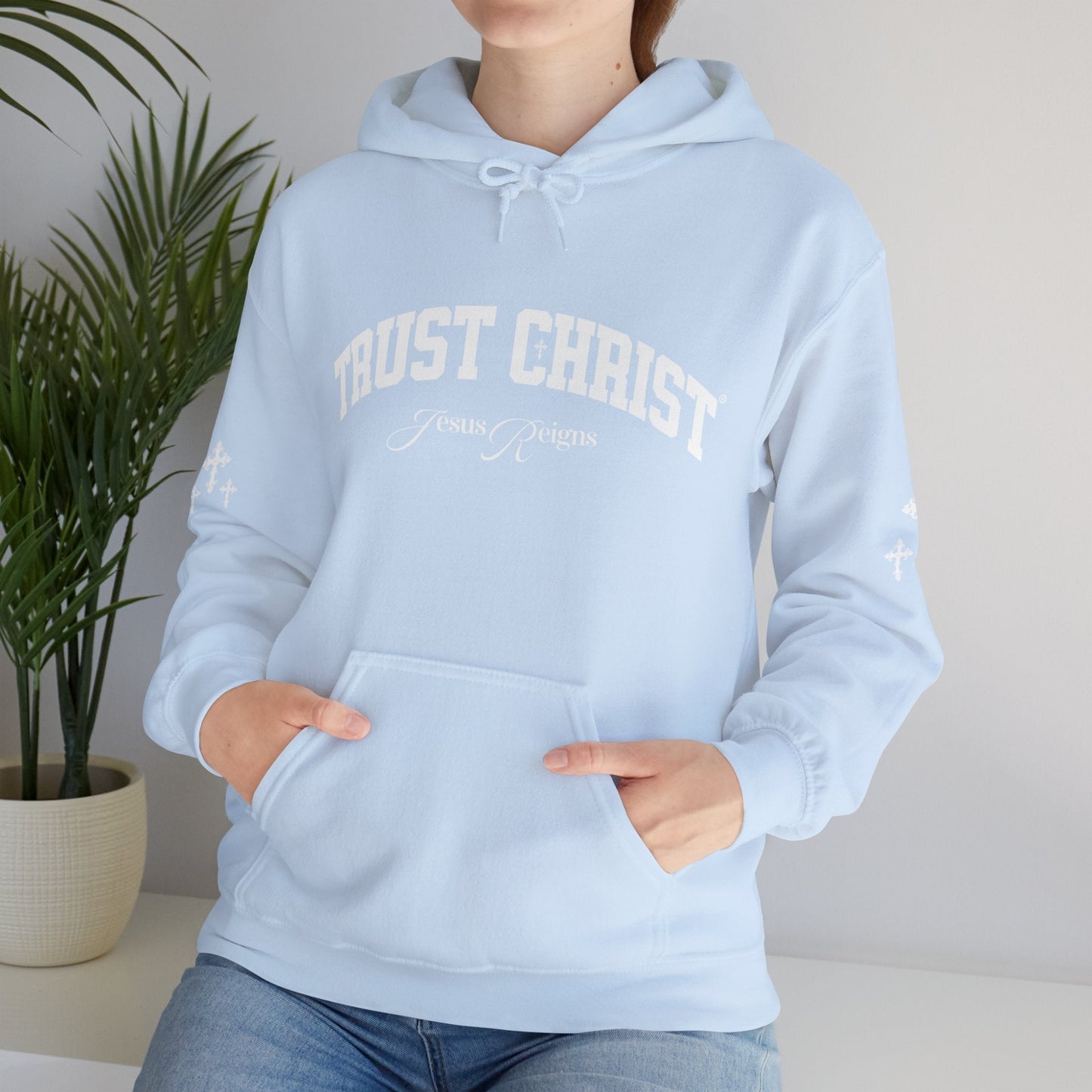 TRUST CHRIST Unisex Heavy Blend Hoodie - Faith, Can Apparel