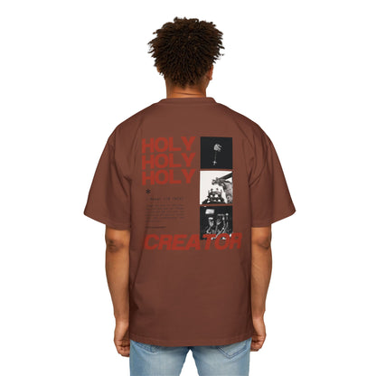 GOD PROVIDES Men's Heavy Oversized Cotton Tee