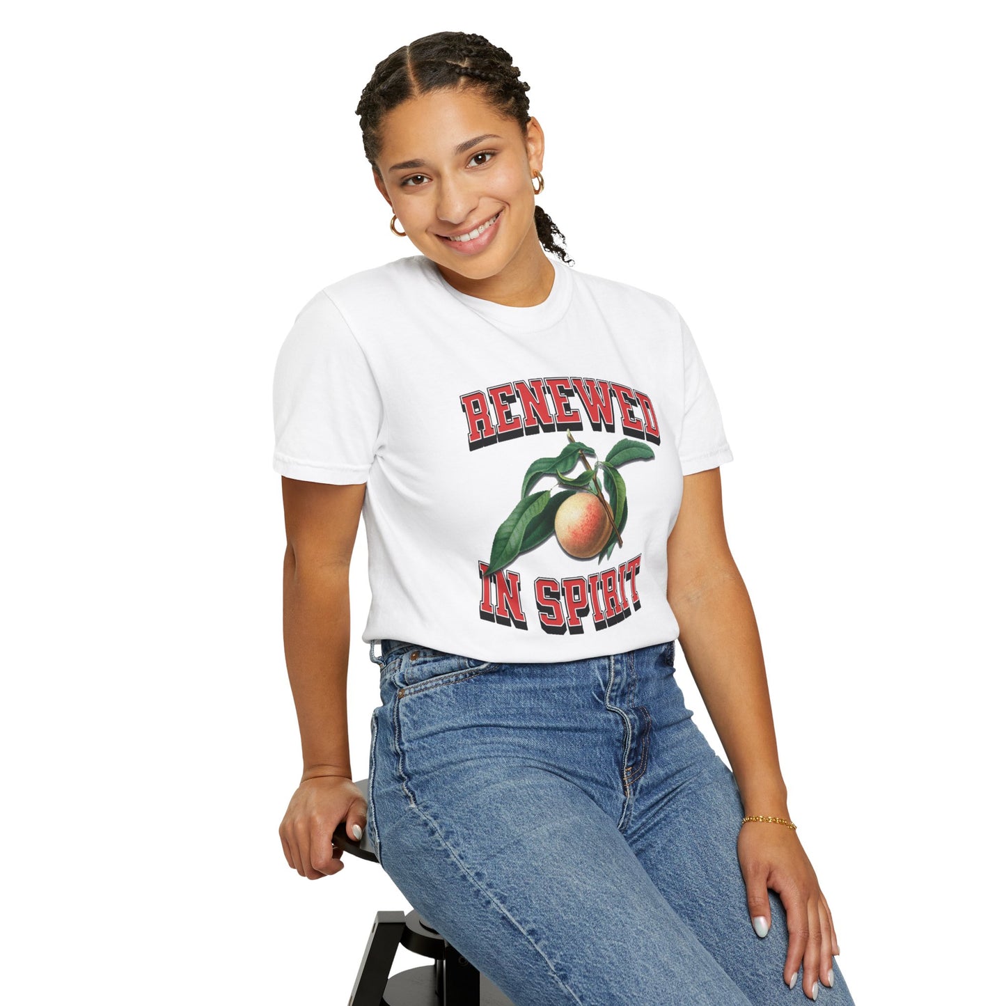 RENEWED IN SPIRIT Women's Ring Spun Cotton Tee