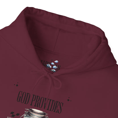 GOD PROVIDES Unisex Midweight Softstyle Fleece Hoodie