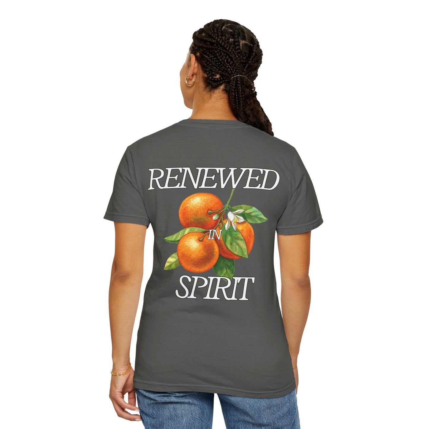 JESUS LEADS US TO NEW LIFE Women's Ring Spun Cotton Tee