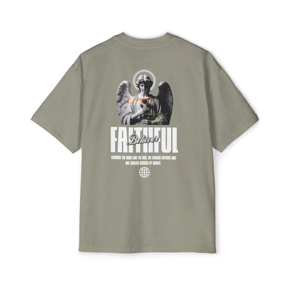 FOREVER BLESSED Men's Heavy Oversized Cotton Tee