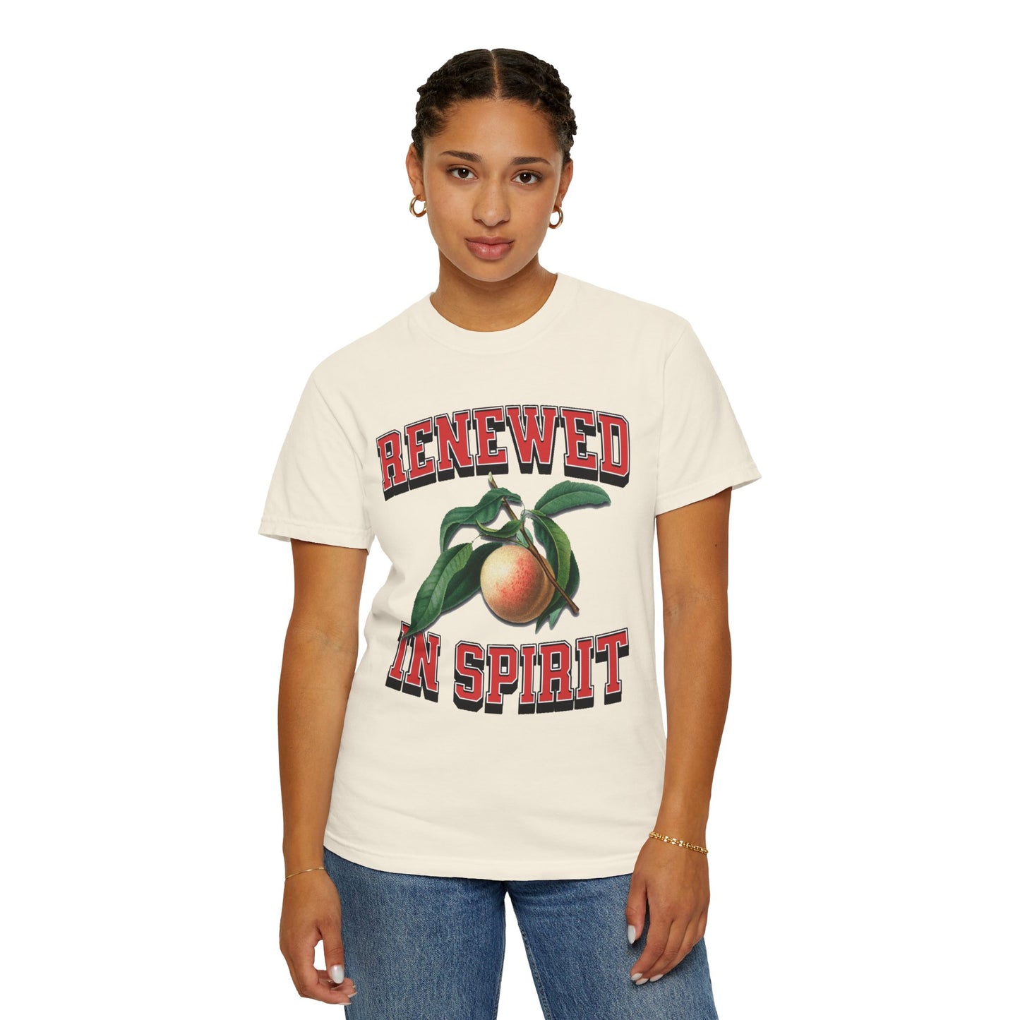 RENEWED IN SPIRIT Women's Ring Spun Cotton Tee