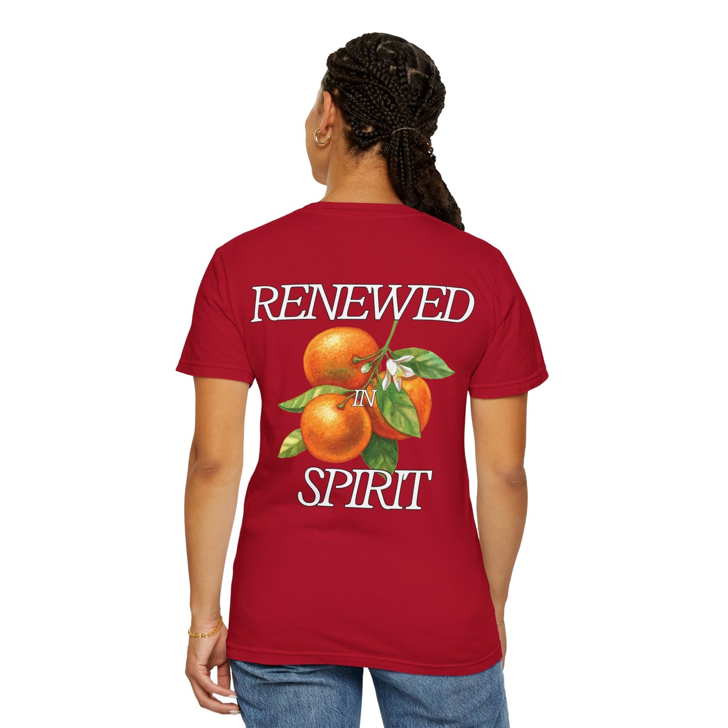 JESUS LEADS US TO NEW LIFE Women's Ring Spun Cotton Tee