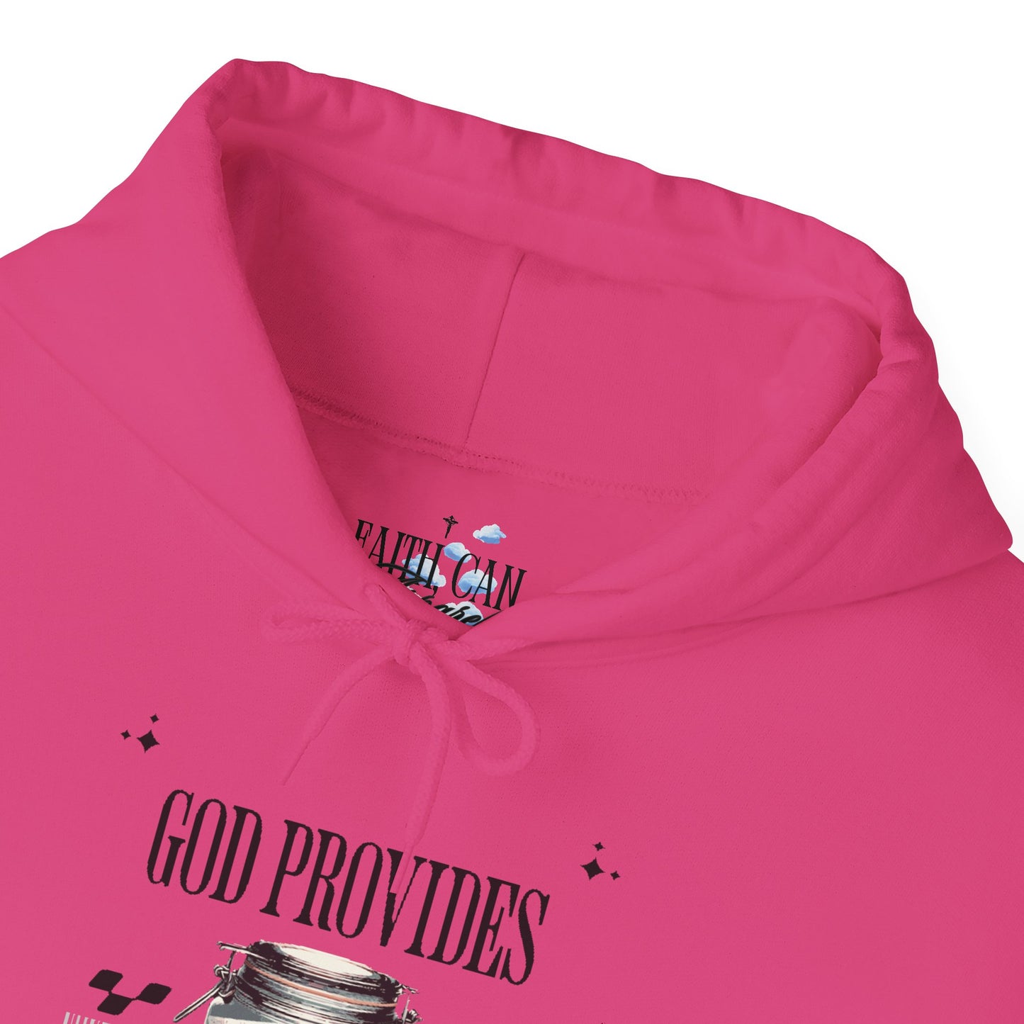 GOD PROVIDES Unisex Midweight Softstyle Fleece Hoodie