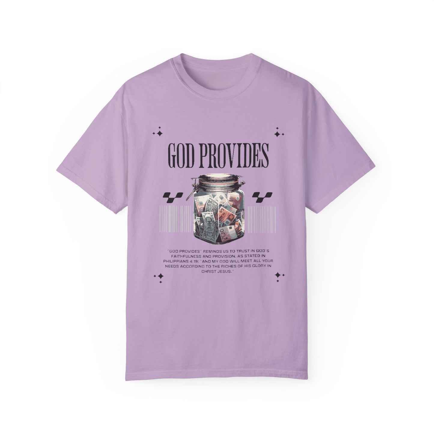 GOD PROVIDES Women's Ring Spun Cotton Tee