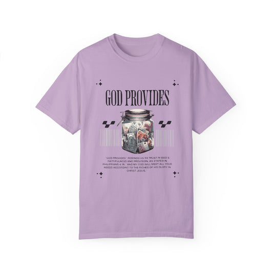 GOD PROVIDES Women's Ring Spun Cotton Tee