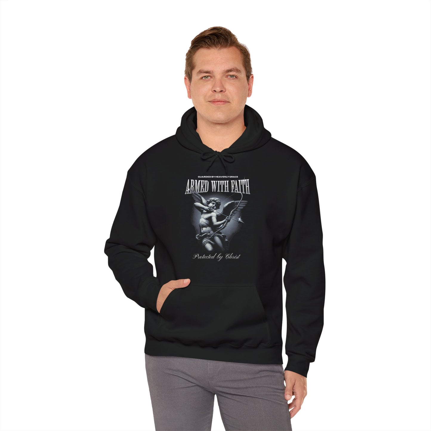 ARMED WITH FAITH Unisex Heavy Blend Hoodie