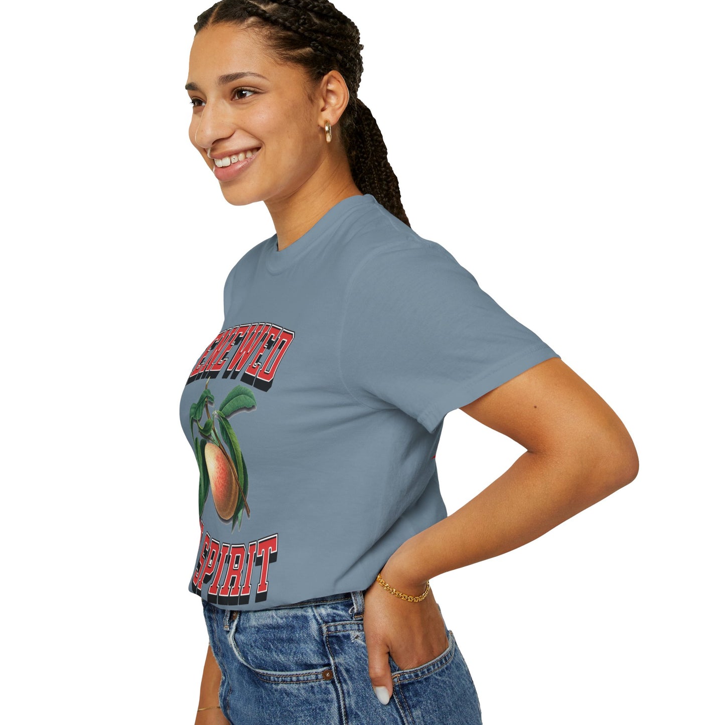 RENEWED IN SPIRIT Women's Ring Spun Cotton Tee