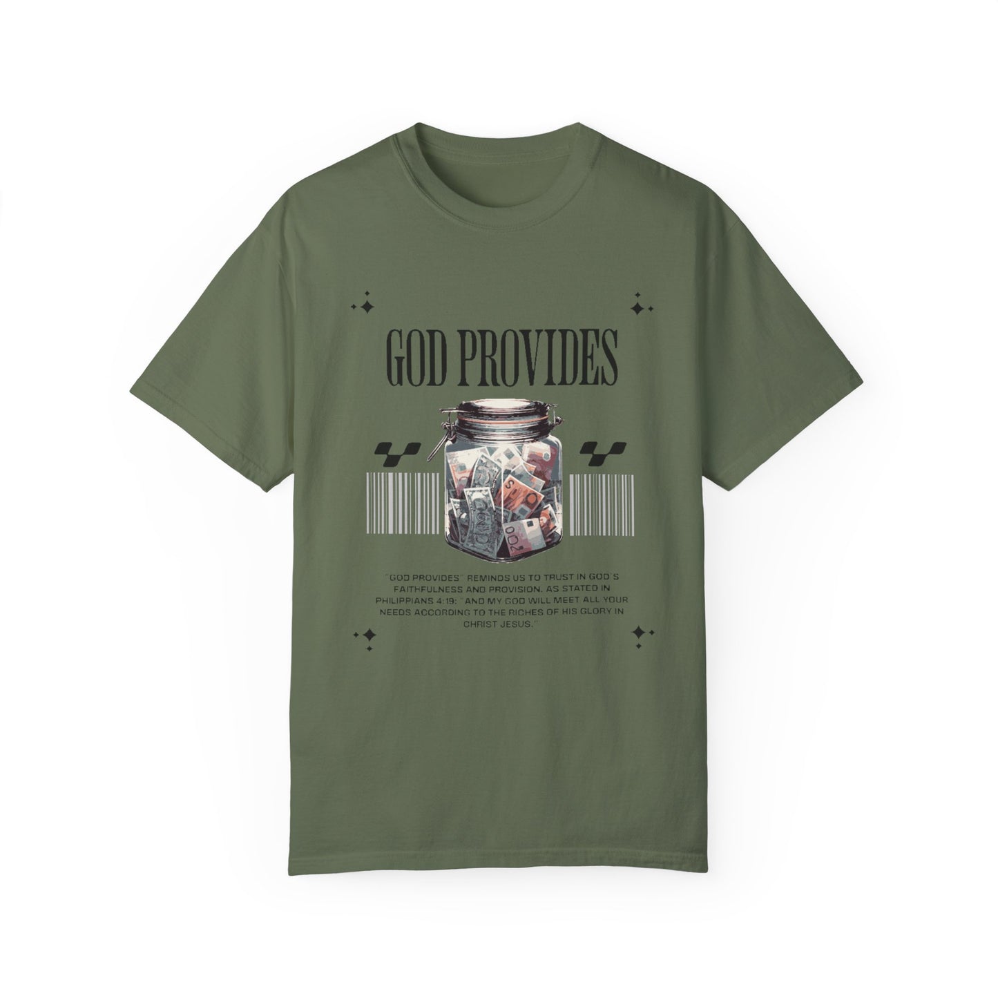 GOD PROVIDES Women's Ring Spun Cotton Tee