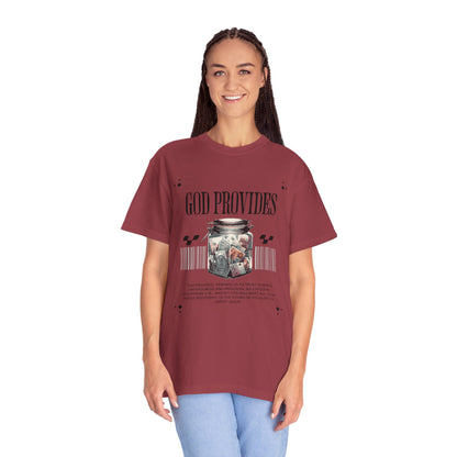 GOD PROVIDES Women's Ring Spun Cotton Tee