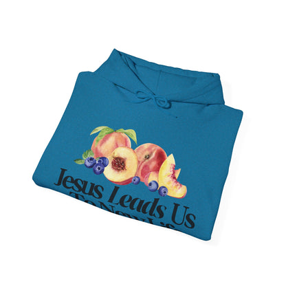 JESUS LEADS US TO NEW LIFE Unisex Heavy Blend Hoodie