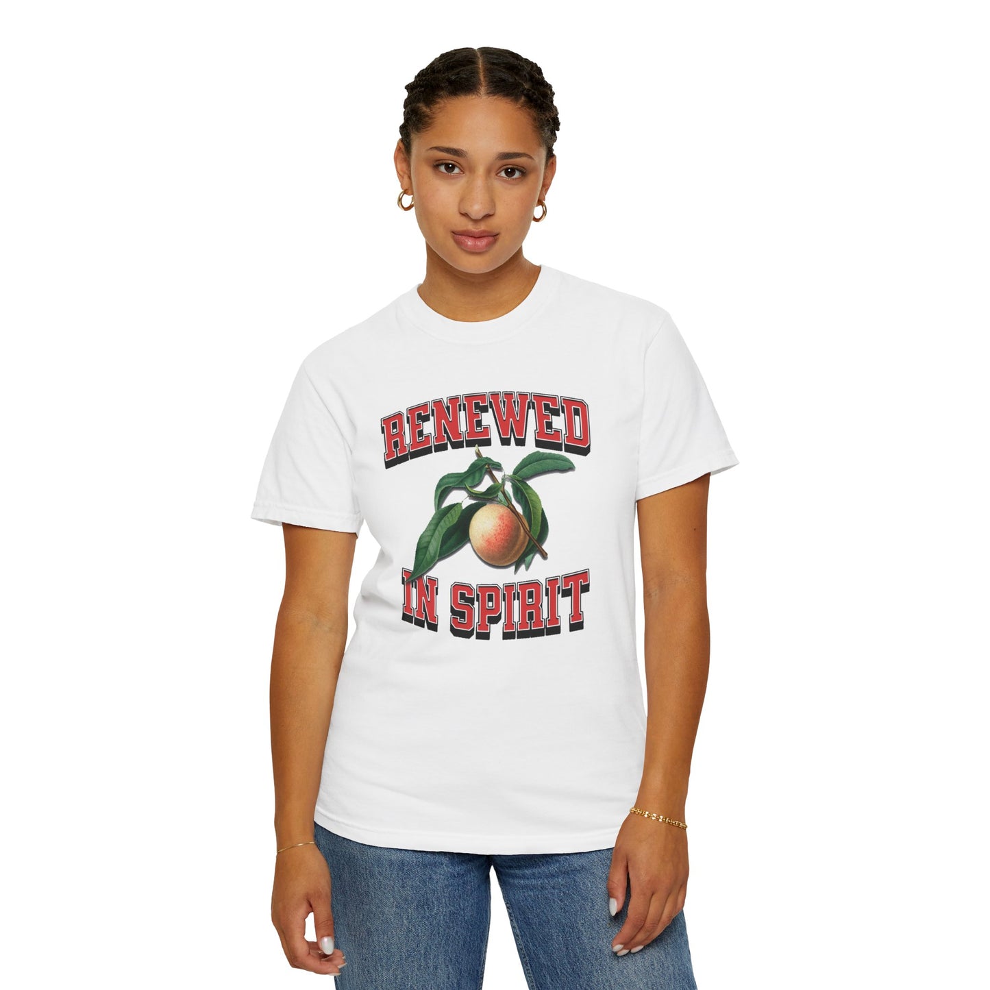 RENEWED IN SPIRIT Women's Ring Spun Cotton Tee