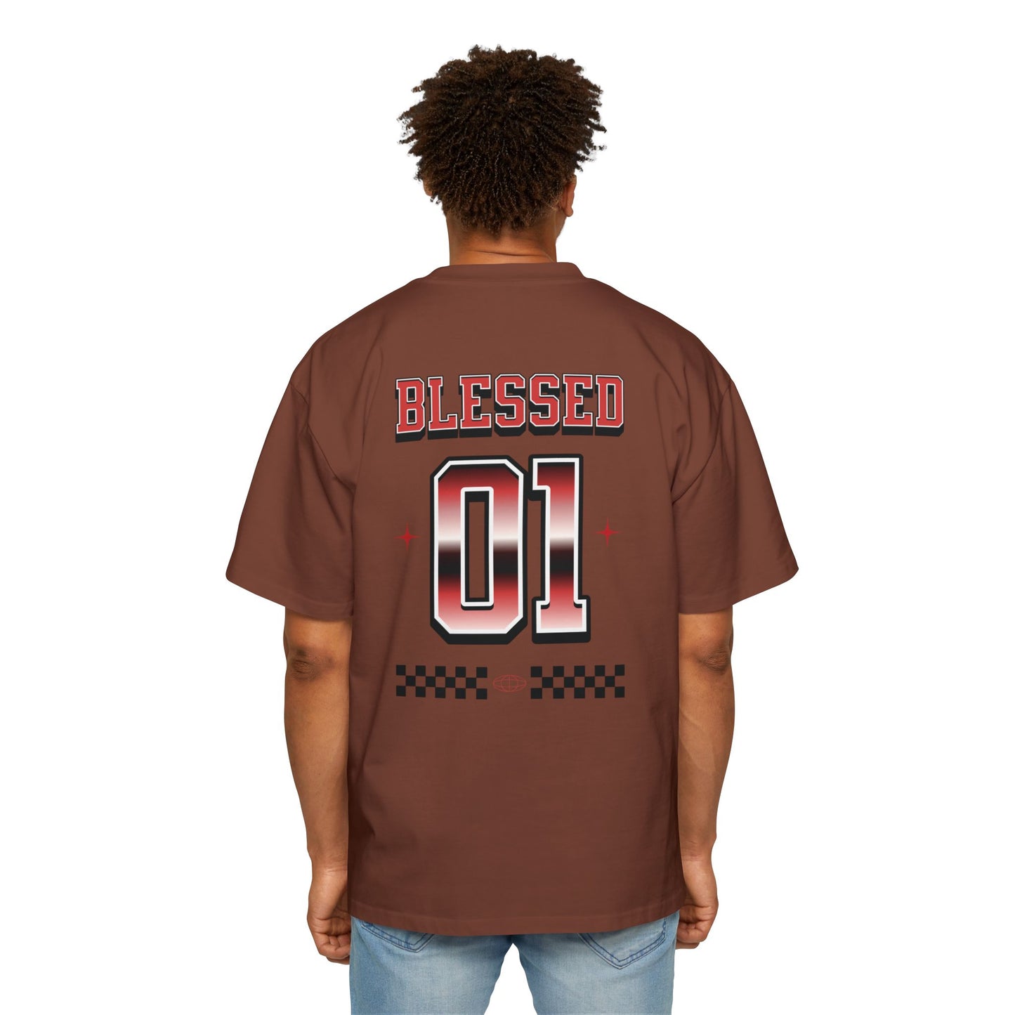 RENEWED IN SPIRIT Men's Heavy Oversized Cotton Tee