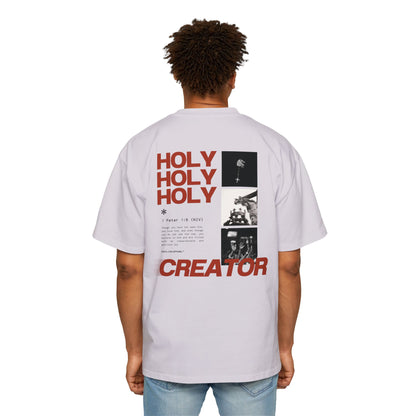 GOD PROVIDES Men's Heavy Oversized Cotton Tee