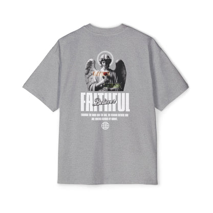 FOREVER BLESSED Men's Heavy Oversized Cotton Tee