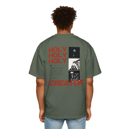 GOD PROVIDES Men's Heavy Oversized Cotton Tee