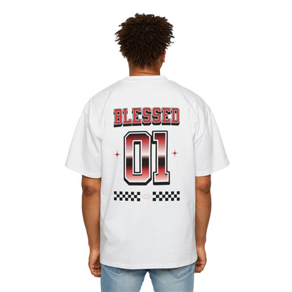 RENEWED IN SPIRIT Men's Heavy Oversized Cotton Tee