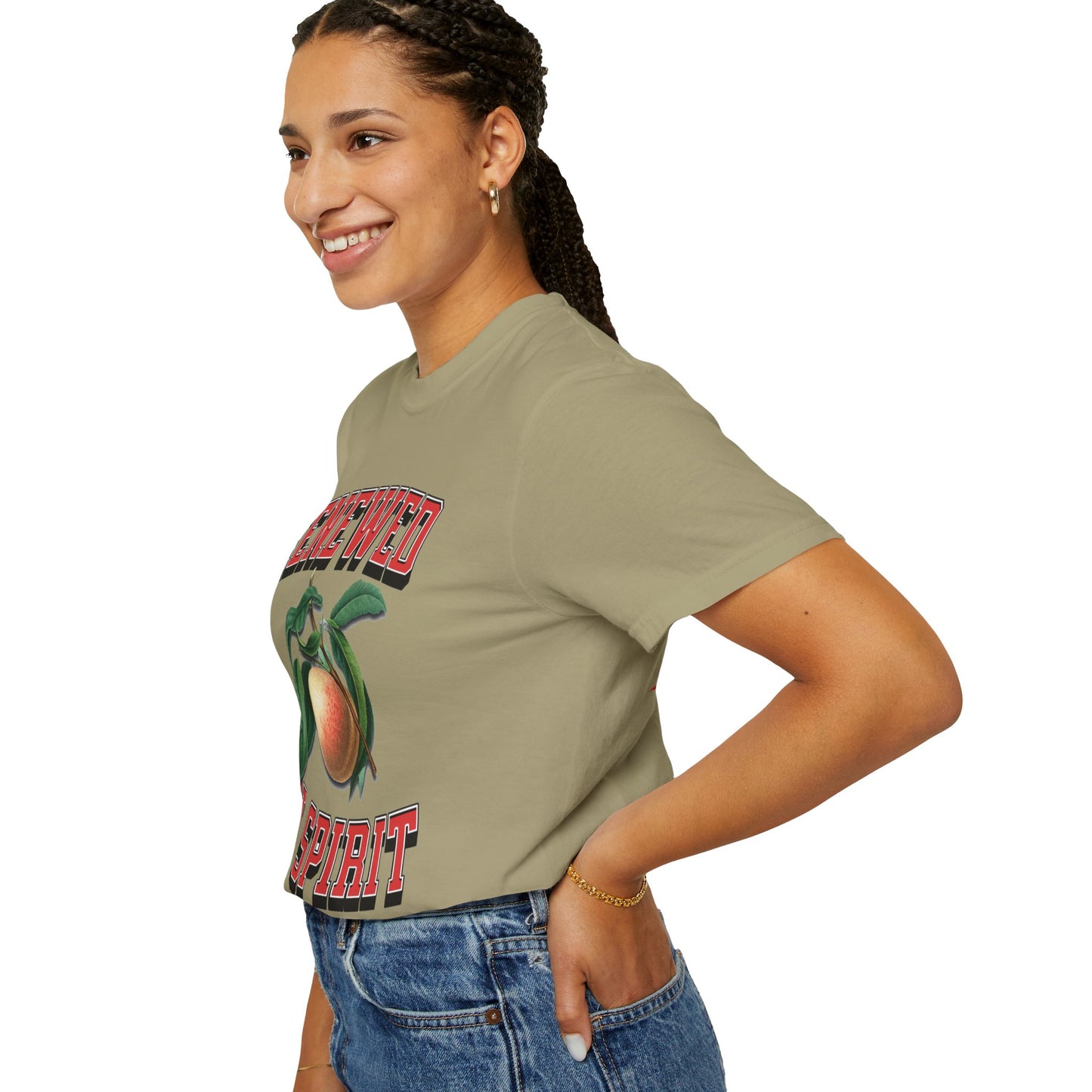 RENEWED IN SPIRIT Women's Ring Spun Cotton Tee