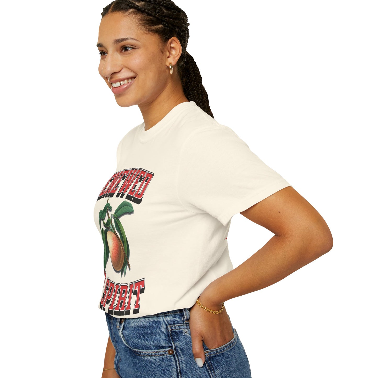 RENEWED IN SPIRIT Women's Ring Spun Cotton Tee