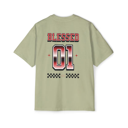 RENEWED IN SPIRIT Men's Heavy Oversized Cotton Tee