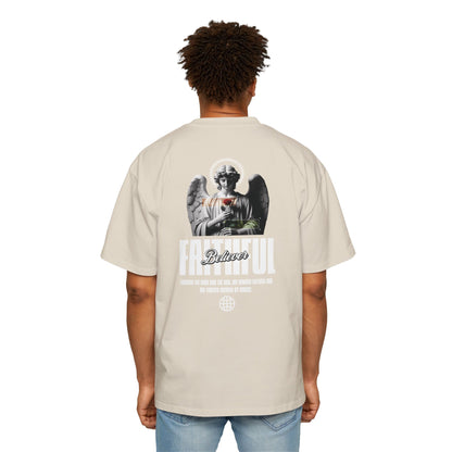 FOREVER BLESSED Men's Heavy Oversized Cotton Tee