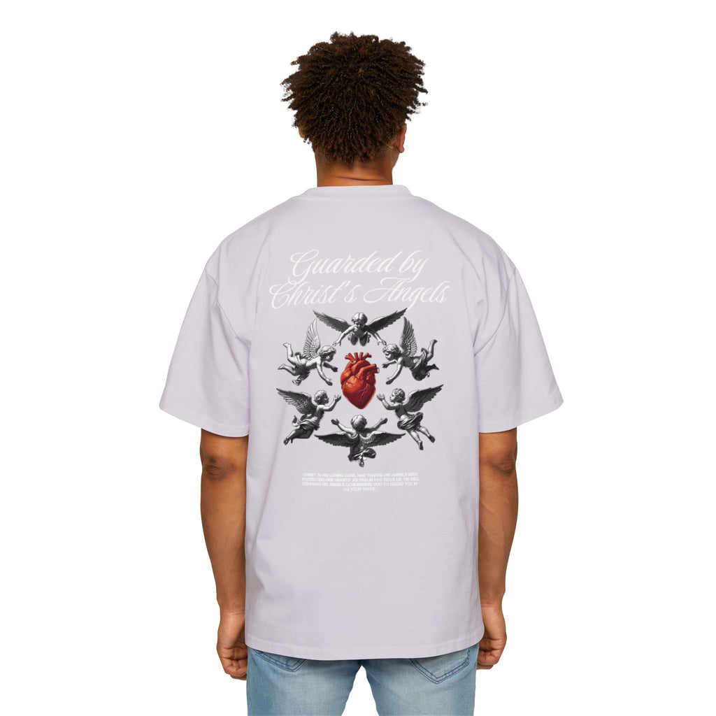 Christ's Embrace Men's Heavy Oversized Cotton T-Shirt