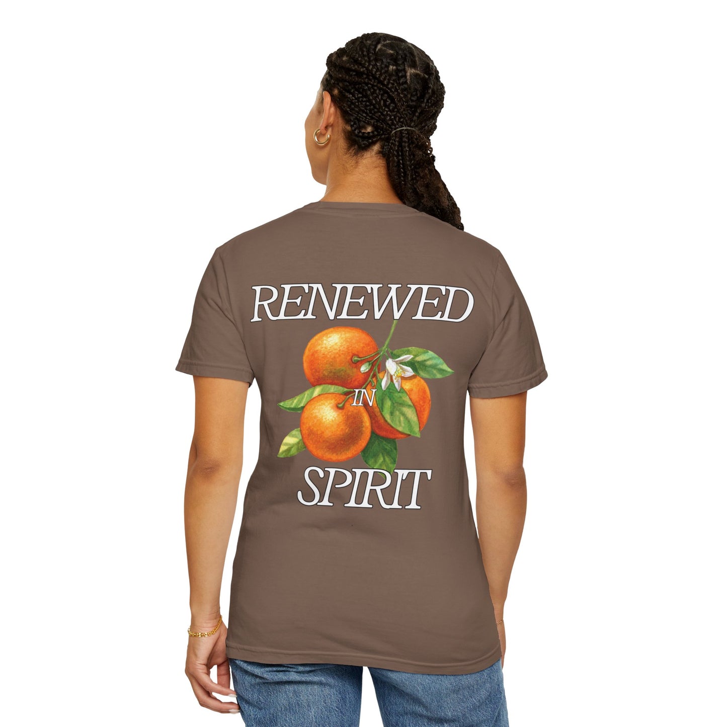 JESUS LEADS US TO NEW LIFE Women's Ring Spun Cotton Tee