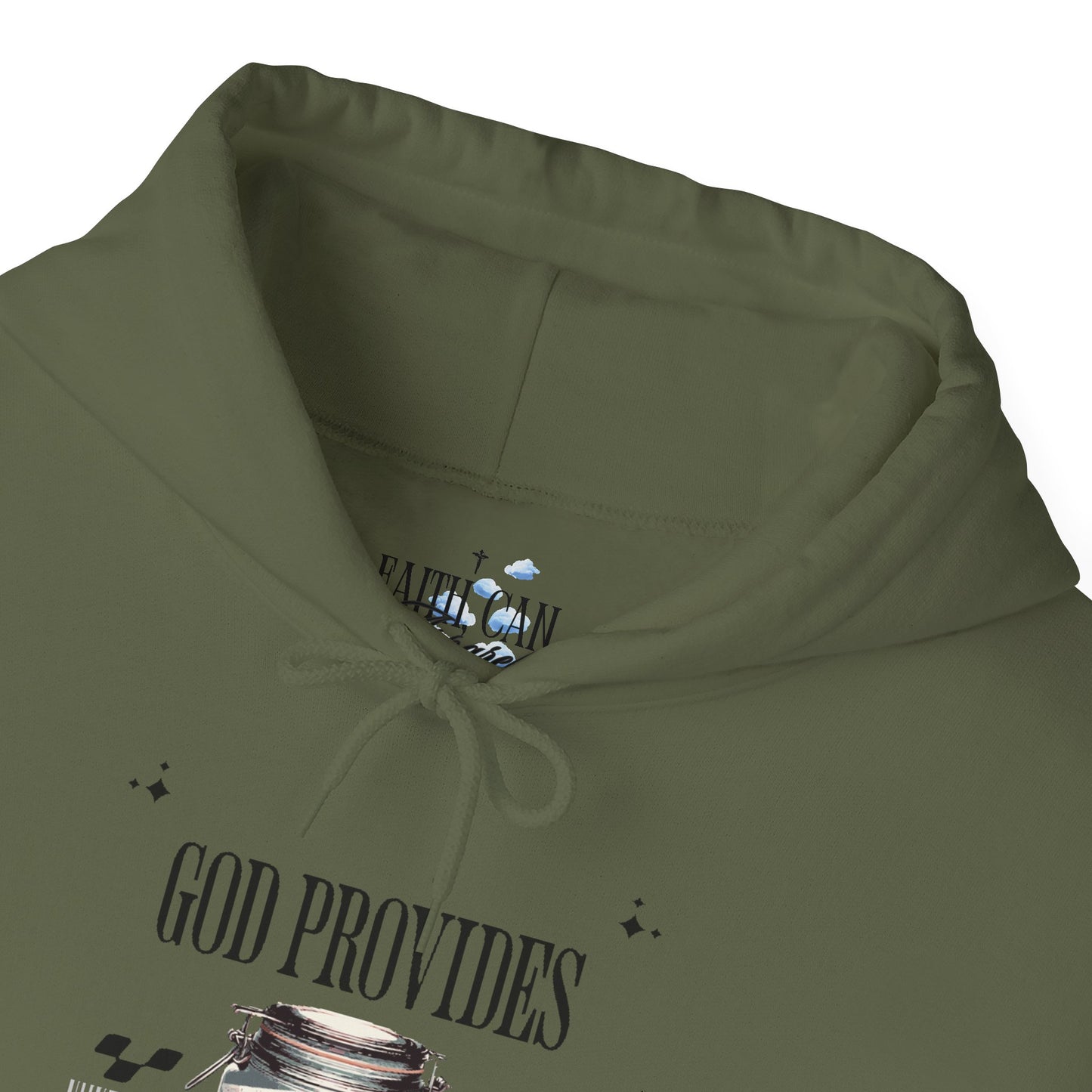 GOD PROVIDES Unisex Midweight Softstyle Fleece Hoodie