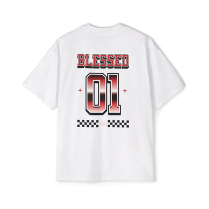 RENEWED IN SPIRIT Men's Heavy Oversized Cotton Tee