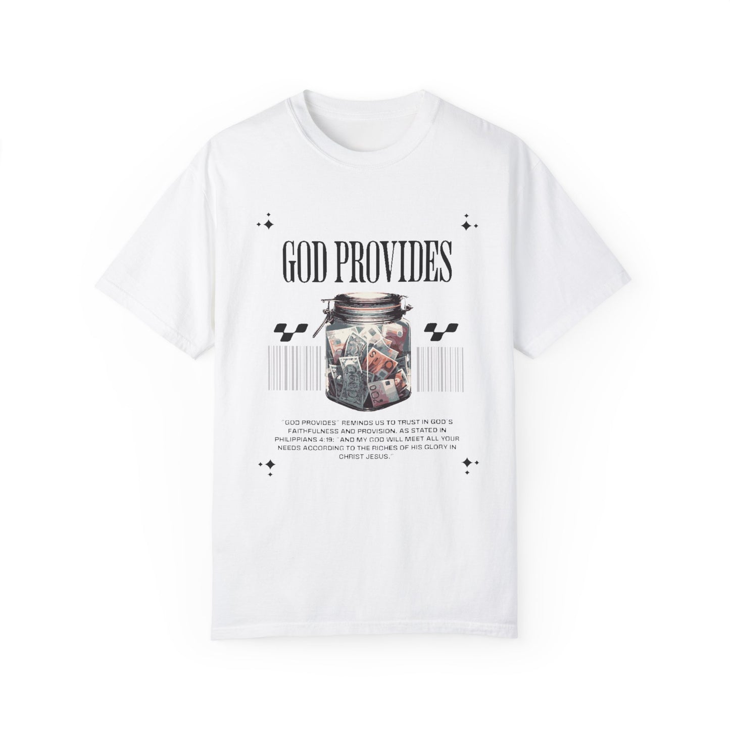 GOD PROVIDES Women's Ring Spun Cotton Tee