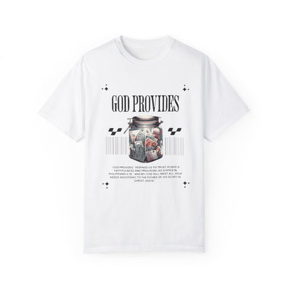 GOD PROVIDES Women's Ring Spun Cotton Tee