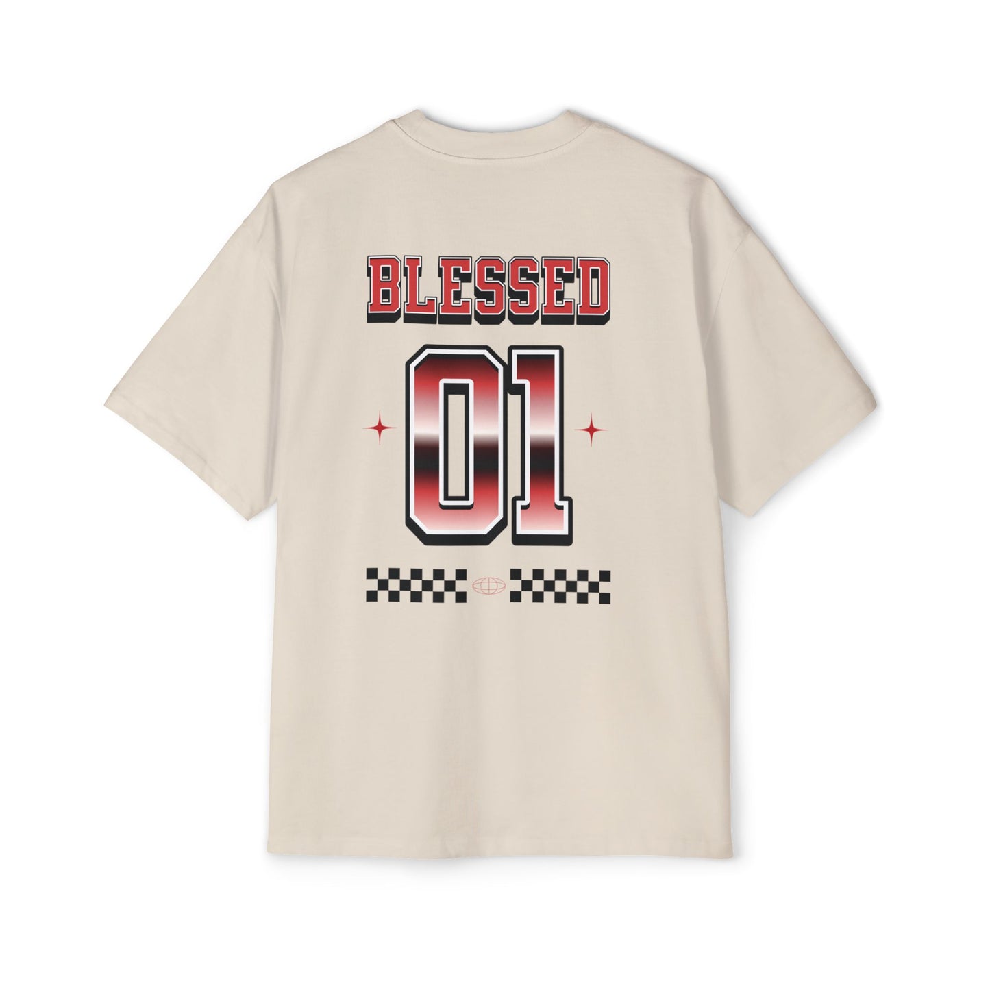 RENEWED IN SPIRIT Men's Heavy Oversized Cotton Tee