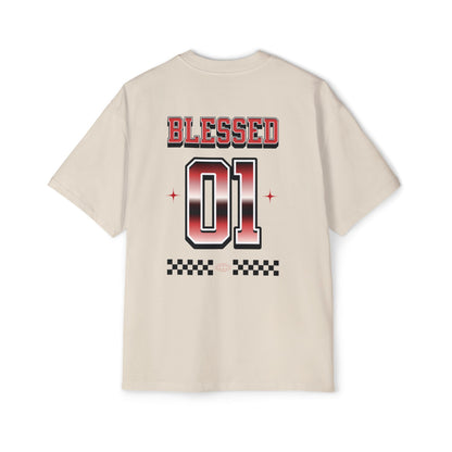 RENEWED IN SPIRIT Men's Heavy Oversized Cotton Tee