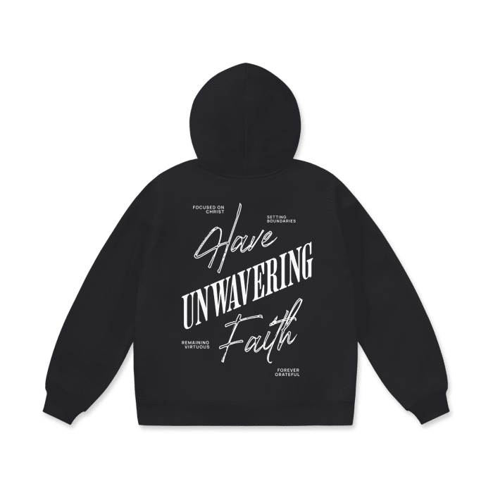 ARMED WITH FAITH Oversize Heavyweight Fleece Hoodie - Faith, Can Apparel