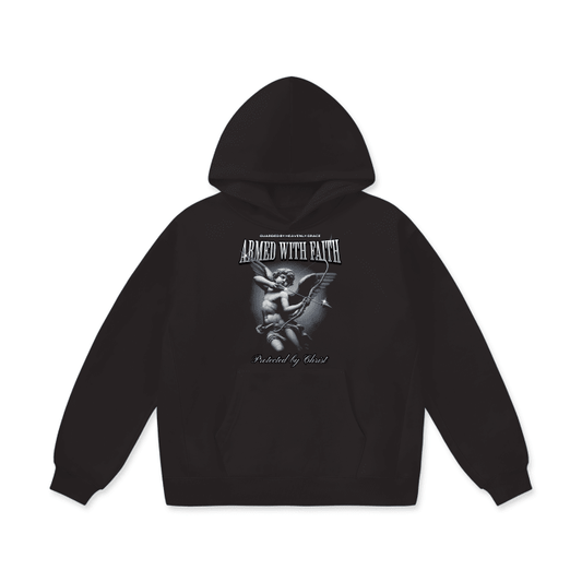 ARMED WITH FAITH Oversize Heavyweight Fleece Hoodie - Faith, Can Apparel