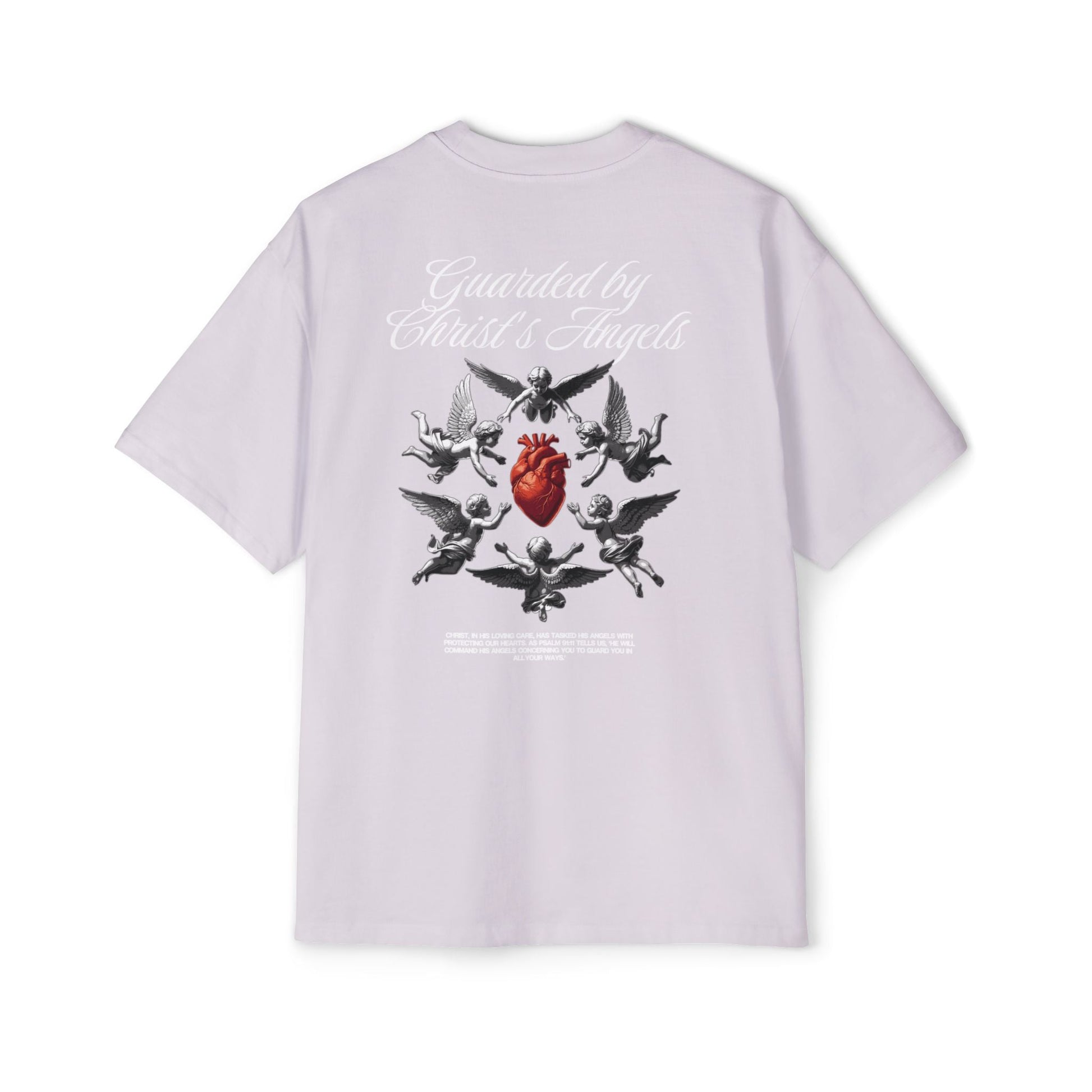 Christ's Embrace Men's Heavy Oversized Cotton T-Shirt - Faith, Can Apparel