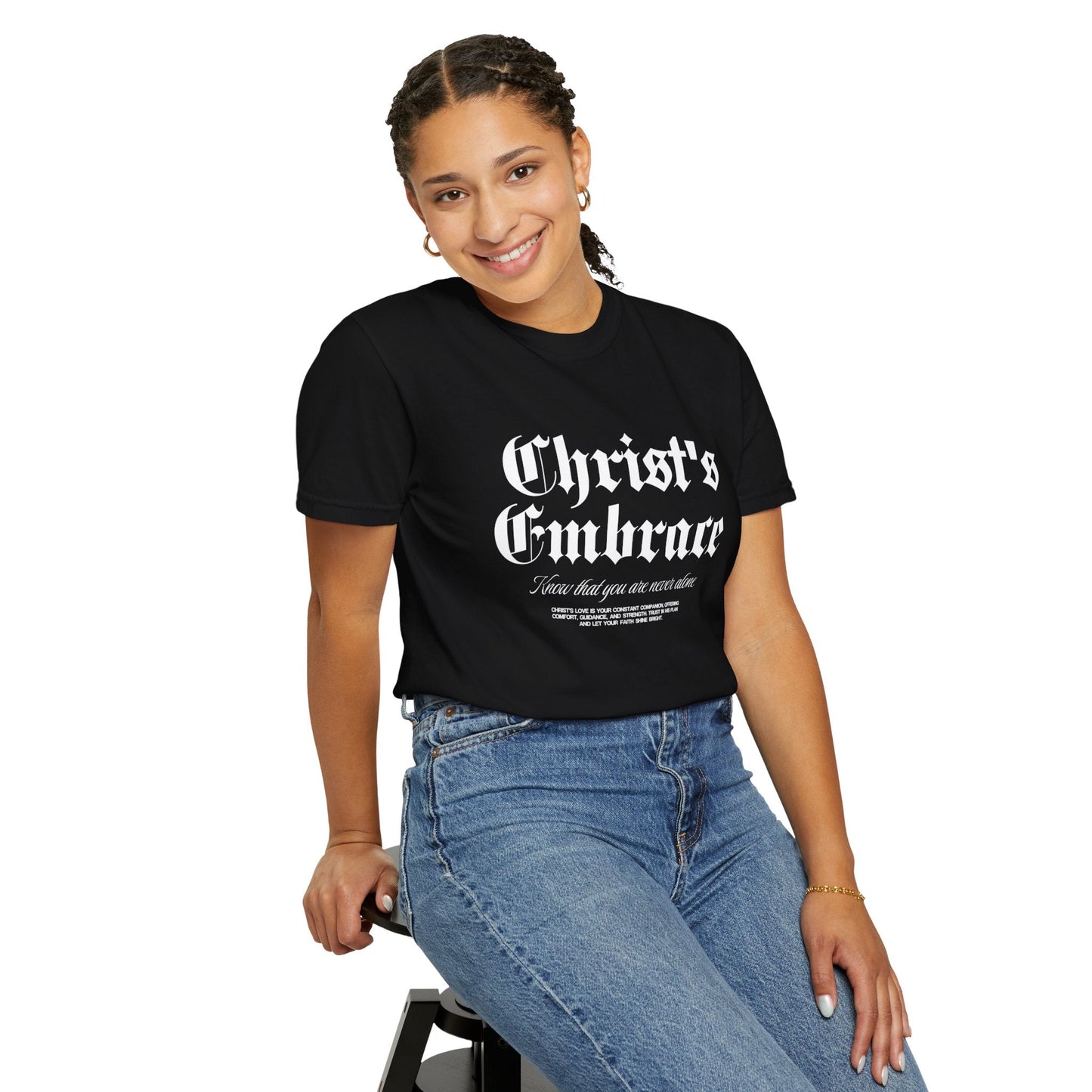 Christ's Embrace Women's Ring Spun Cotton T-Shirt - Faith, Can Apparel