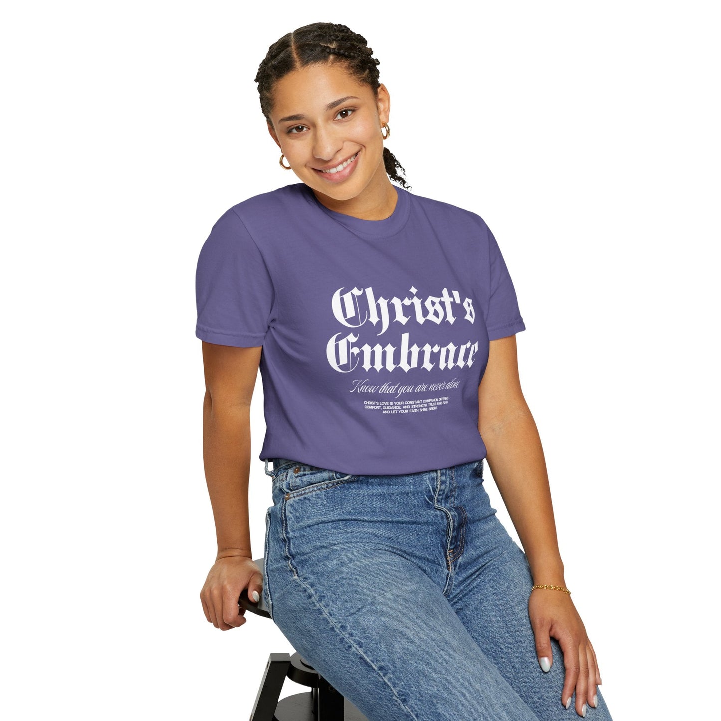 Christ's Embrace Women's Ring Spun Cotton T-Shirt - Faith, Can Apparel