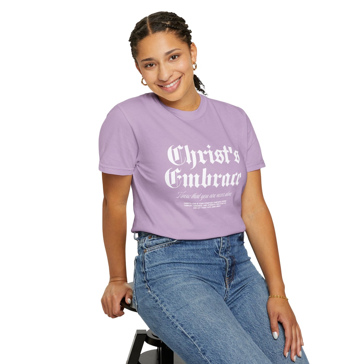 Christ's Embrace Women's Ring Spun Cotton T-Shirt - Faith, Can Apparel
