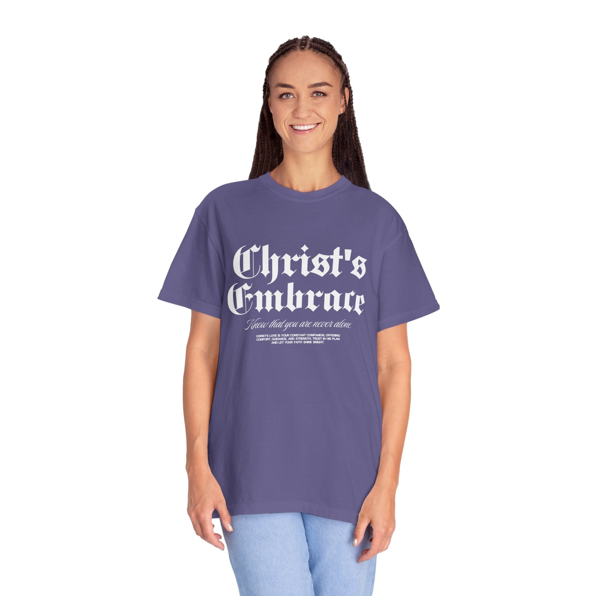 Christ's Embrace Women's Ring Spun Cotton T-Shirt - Faith, Can Apparel