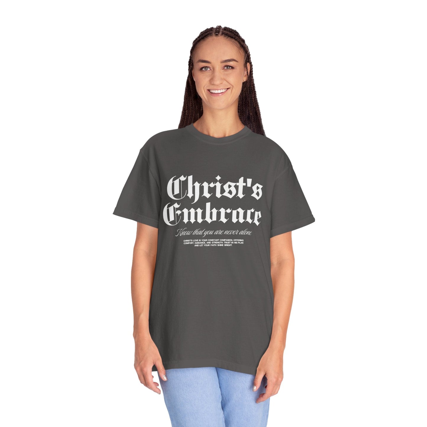 Christ's Embrace Women's Ring Spun Cotton T-Shirt - Faith, Can Apparel