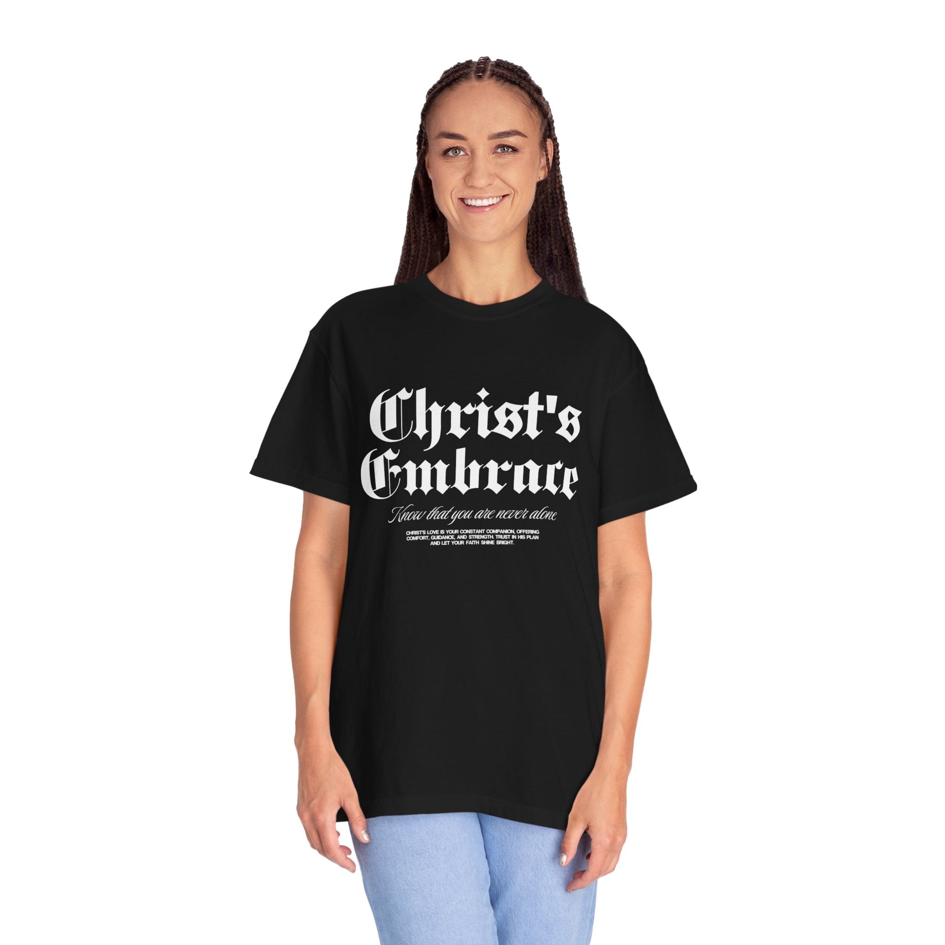 Christ's Embrace Women's Ring Spun Cotton T-Shirt - Faith, Can Apparel