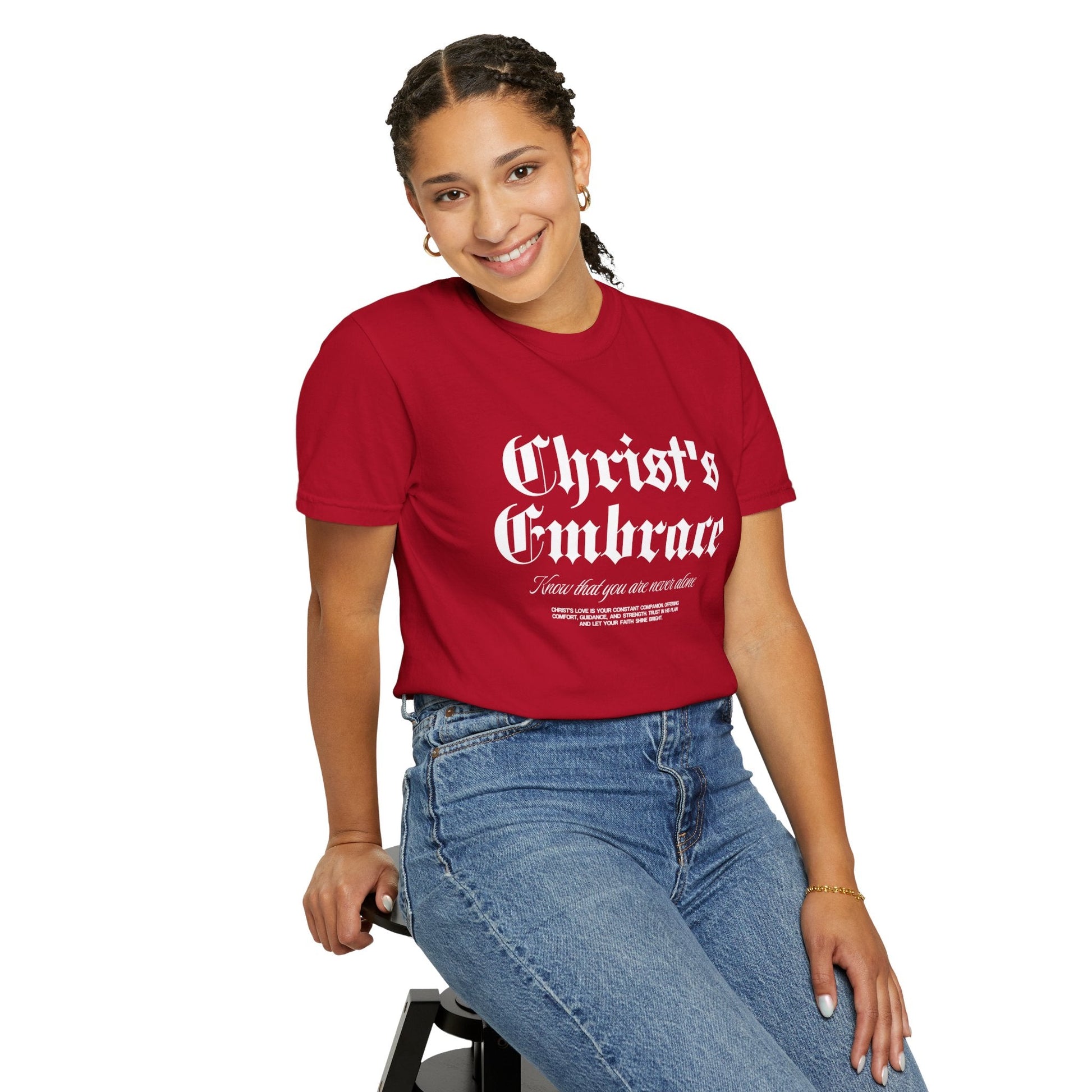 Christ's Embrace Women's Ring Spun Cotton T-Shirt - Faith, Can Apparel