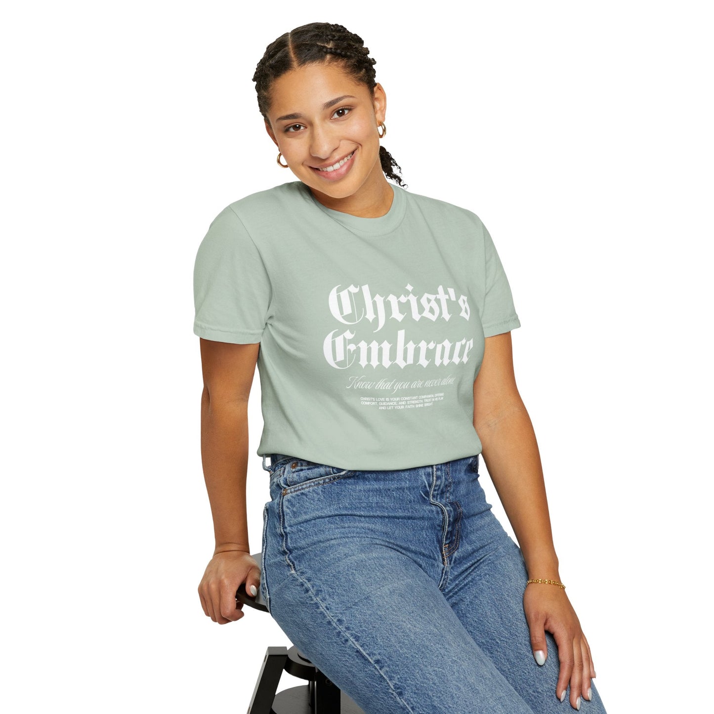 Christ's Embrace Women's Ring Spun Cotton T-Shirt - Faith, Can Apparel