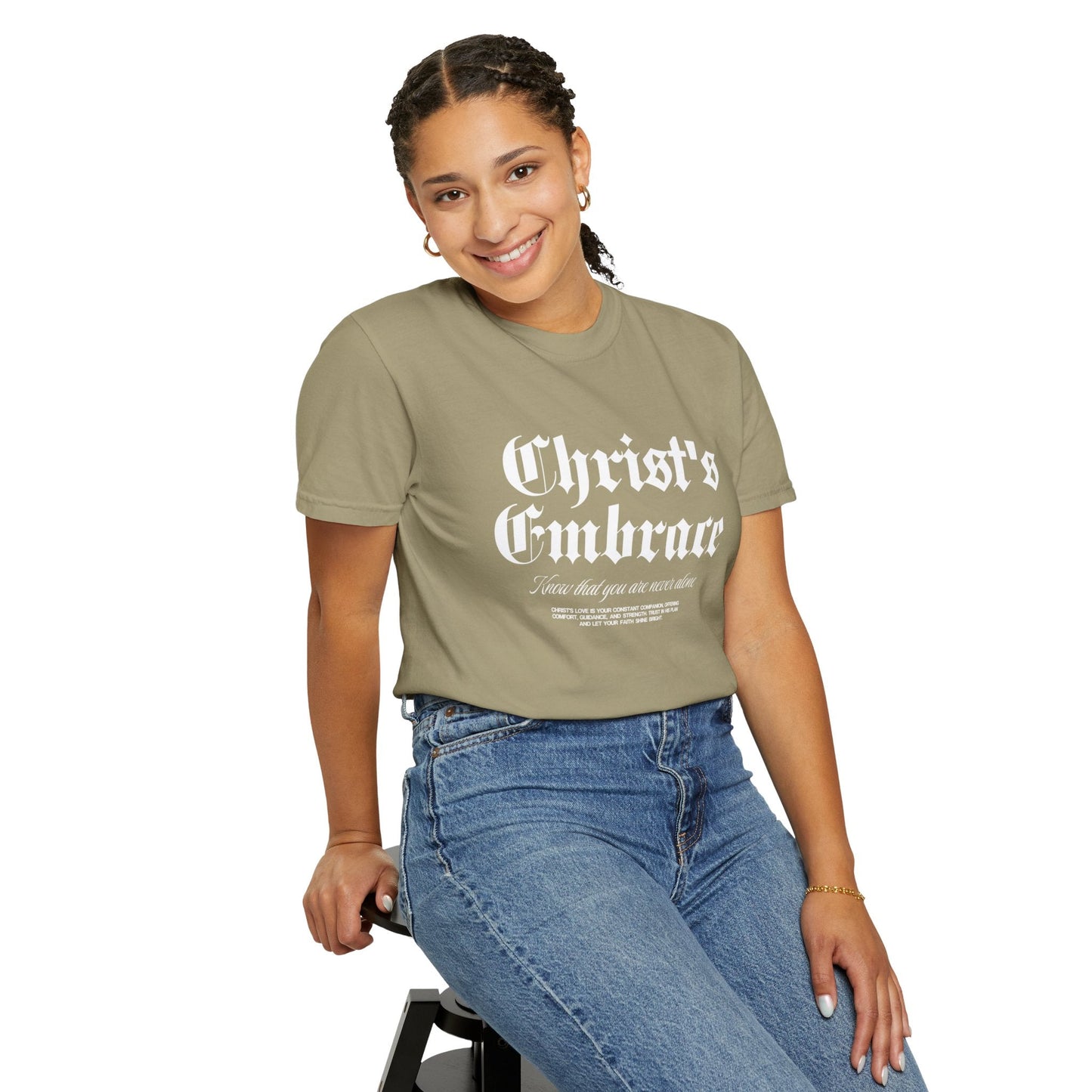 Christ's Embrace Women's Ring Spun Cotton T-Shirt - Faith, Can Apparel