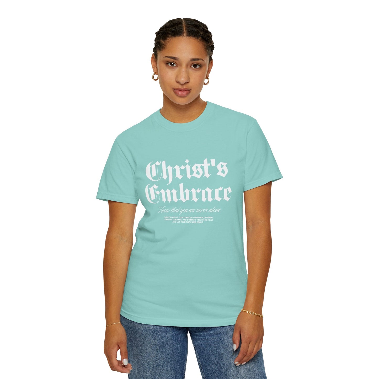 Christ's Embrace Women's Ring Spun Cotton T-Shirt - Faith, Can Apparel